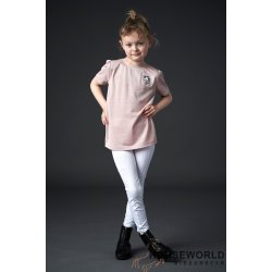 Equipage Molly Tights Full Grip Junior - Hvid