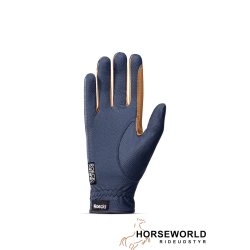 Roeckl Malta Handske - Navy/Caramel