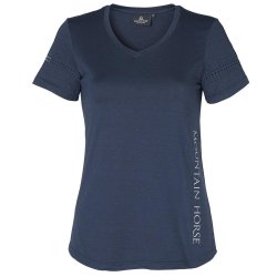 Mountain Horse Tyra Tech T-Shirt - Dark Navy