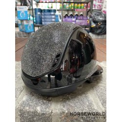 Samshield 2.0 Miss Shield Ridehjelm Glossy Ultra Fine Rock - Sort/Night Shade/Matt Black