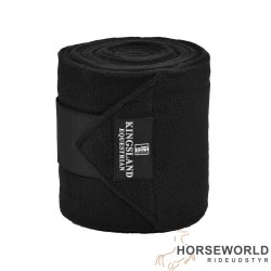 KL Classic Fleece Bandager 2 pk - Sort