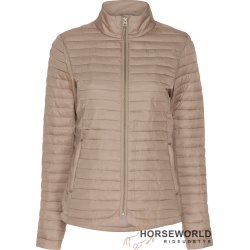 Equipage Fina Vatteret Jakke - Walnut