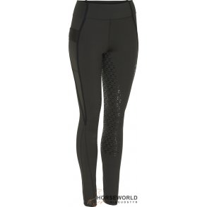 Equipage Finley Tights Full Grip - Dark Iron