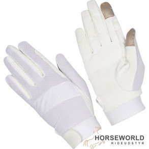 Equipage Faye Ridehandsker - Hvid