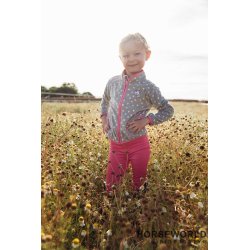 Equipage Dai Junior Full Grip Tights - Pink Carnation