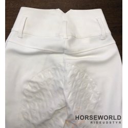 CT Line System Full Grip Ridebukser - Hvid m. sort logo