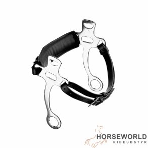 Sprenger Hackamore Lder - Sort
