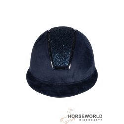 HKM Ridehjelm Lady Shield Sparkle - Sort m. Glimmer	