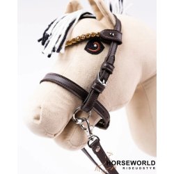 My Hobby Horse Trense Med Sten - Brun/Guld