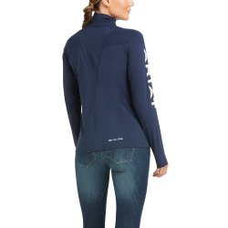 Ariat Auburn 1/4 Zip Trningsbluse - Team Navy