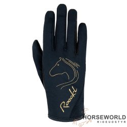 Roeckl Tryon Junior Handske - Sort/Guld