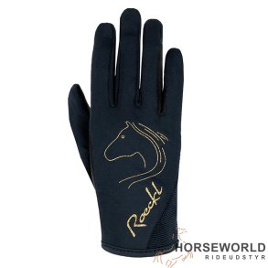 Roeckl Tryon Junior Handske - Sort/Guld