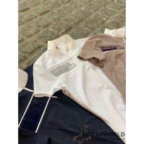 CT Daytona S/S Zip Polo - Hvid