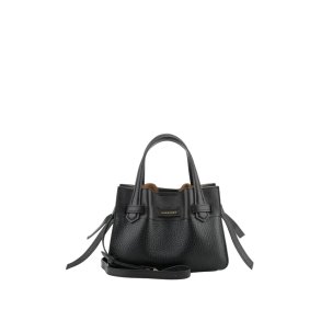 Pourchet Paris Blossom Cowhide Medium L�der Taske - Sort