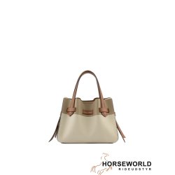 Pourchet Paris Blossom Cowhide Medium L�der Taske - Beige