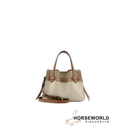 Pourchet Paris Blossom Cowhide Medium L�der Taske - Beige