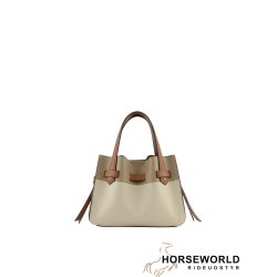 Pourchet Paris Blossom Cowhide Medium L�der Taske - Beige