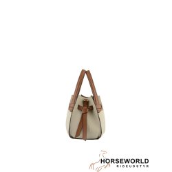Pourchet Paris Blossom Cowhide Medium L�der Taske - Beige
