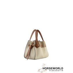 Pourchet Paris Blossom Cowhide Medium L�der Taske - Beige