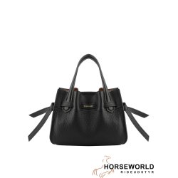 Pourchet Paris Blossom Cowhide Medium L�der Taske - Sort