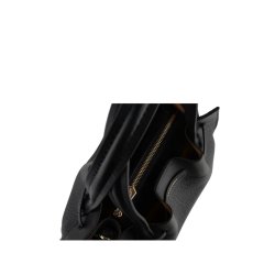Pourchet Paris Blossom Cowhide Large L�der Taske - Sort