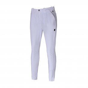 KLkarlos Ridebukser Kn Grip - Hvid