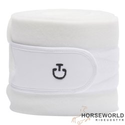 CT Tech Fleecebandager 4pk - Hvid m. sort logo