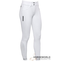 CT Piping Logo Full Grip Ridebukser - Hvid