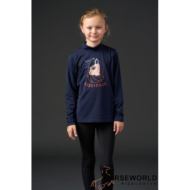 Equipage Vella L/S T-Shirt - Navy 