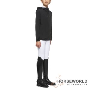 CT Waterproof Hooded Zip Junior Jakke - Sort