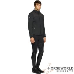 CT Jersey Bonded Wool Knit Hooded Softshell Jakke - Sort