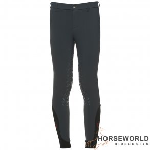 CT Line System Full Grip Junior Ridebukser - Mrkegr