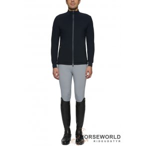 CT Jersey & Tech Knit Honeycomb Zip Sweater Unisex - Navy