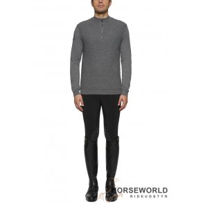 CT Wool Knit Honeycomb Zip Sweater Unisex - Gr