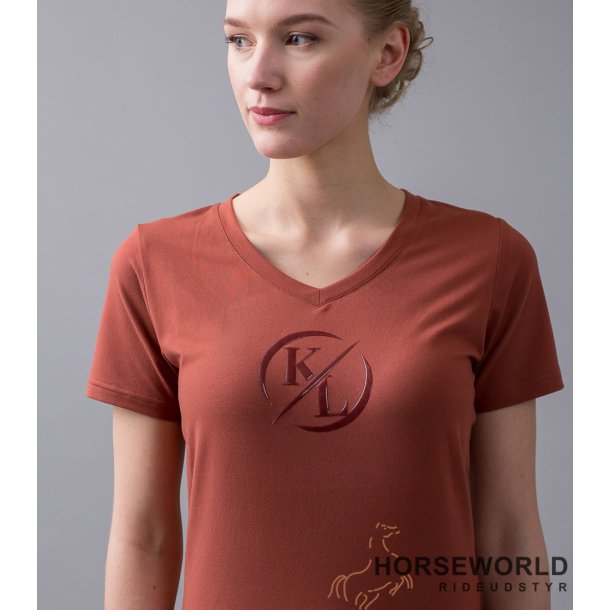 KLolania T-shirt - Brown Mahogany