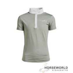 KLpimrose Stvne T-shirt m. Glimmer Junior - Green Chinios