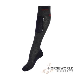 KLsuvan Wool-Mix Kn Strmper - Dark Grey