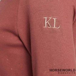 KLselma Hoodie m. Glimmer - Brown Hot Chocolate