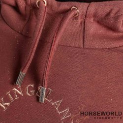 KLselma Hoodie m. Glimmer - Brown Hot Chocolate