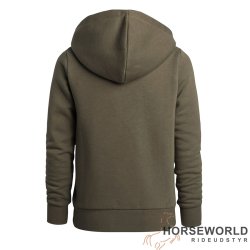 KLsamuel Hoodie Junior - Green Black Ink