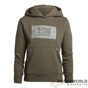 KLsamuel Hoodie Junior - Green Black Ink