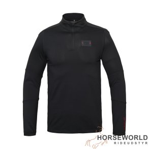 KLsteve Herre L/S Zip Trningsbluse - Navy