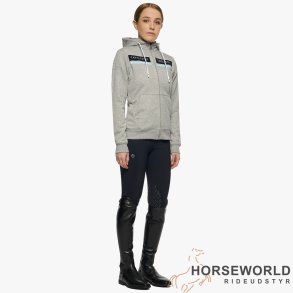 CT Flocked Stripe CT Logo Junior Zip Hoodie - Gr