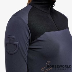 CT Tech Uld Half Zip Turtleneck - Navy