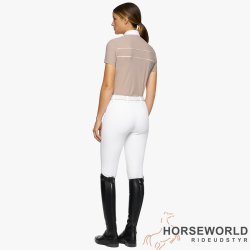 CT Daytona S/S Zip Polo - Light Mud