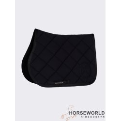 Vestrum Helsinki Dressur Underlag - Sort/Sort Glitter Logo