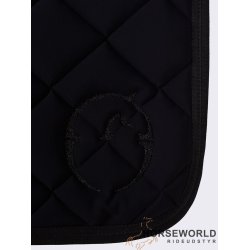 Vestrum Helsinki Dressur Underlag - Sort/Sort Glitter Logo