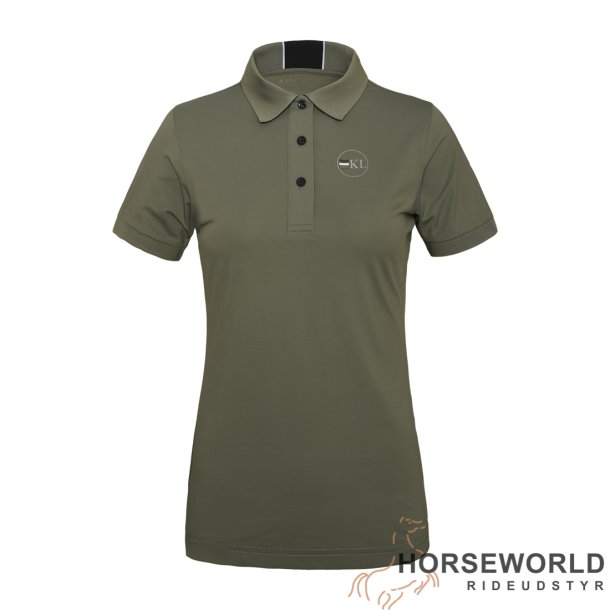 KLbrinlee Tech Pique Polo Shirt - Green Castor