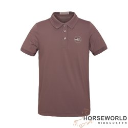 KLbrinni Junior Tech Pique Polo Shirt - Purple Flint
