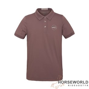 KLbrinni Junior Tech Pique Polo Shirt - Purple Flint